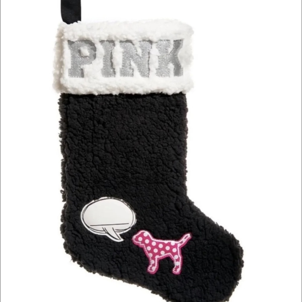 PINK sherpa stocking